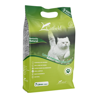 Catfield Premium Natural Areia Aglomerante para gatos 